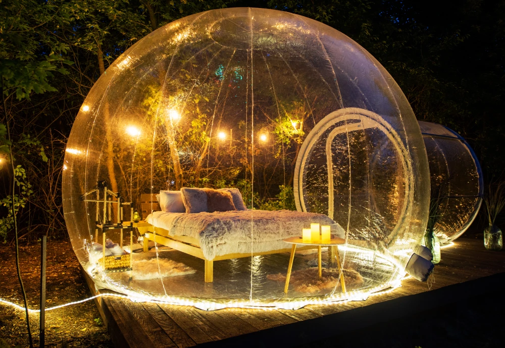 clear bubble tents